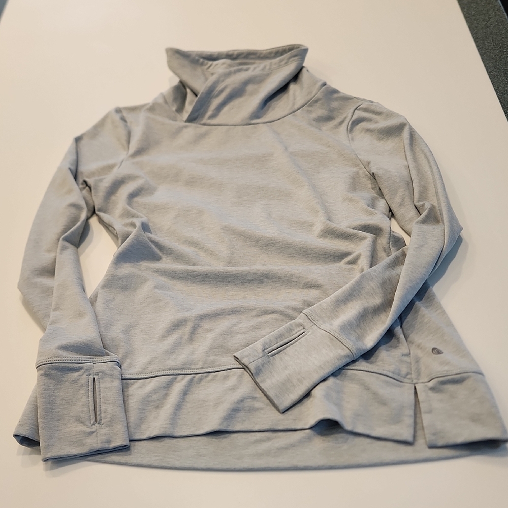 Apana Gray Cowl Neck Sweater